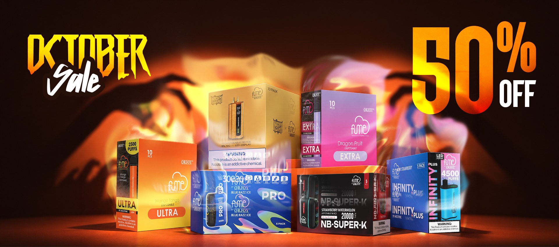 October Sale — 50% off