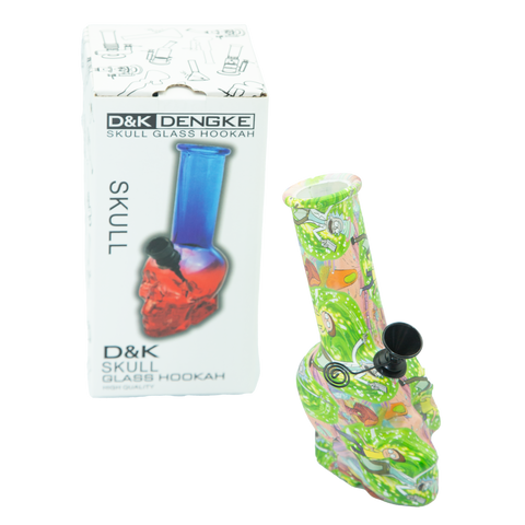 D&K Skull Glass Bong – Portal Madness Edition