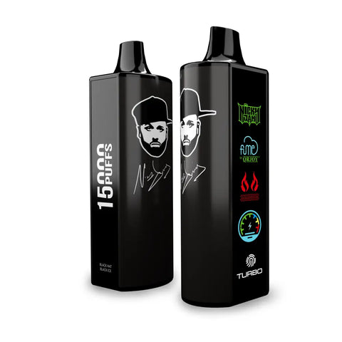 Nicky Jam x Fume 15000 Puffs - Black Hat/Black Ice