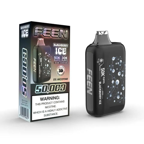 FEEN 5% 50K Puffs - Blackberry Ice