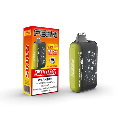 FEEN 5% 50K Puffs - Strawberry Banana