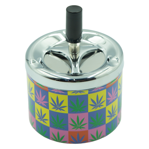 SpinTop Metal Ashtray – Pop Series