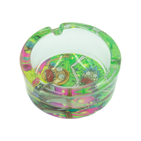 Rick & Morty Glass Ashtray