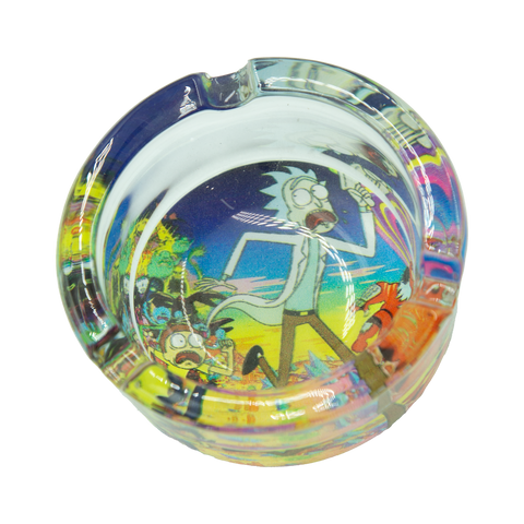 Rick & Morty Glass Ashtray