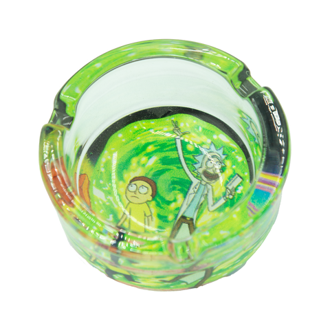 Rick & Morty Glass Ashtray