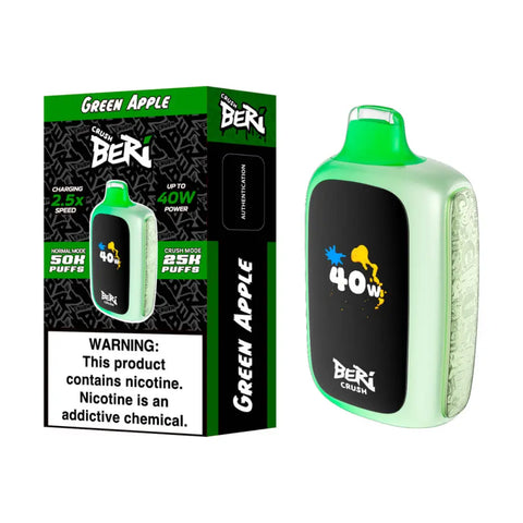 Beri Crush 50K Puffs - Green Apple