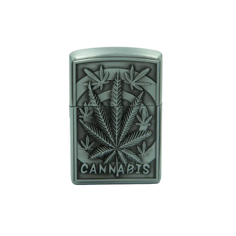 Cannabis Relief Lighter - Silver