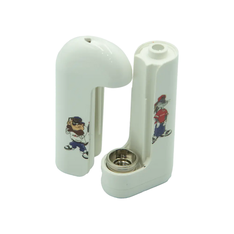 Cartridge Flip Battery – Cartoon Edition - Looney Tunes – White