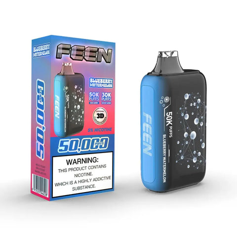 FEEN 5% 50K Puffs - Blueberry Watermelon