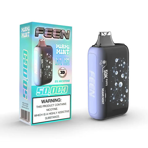 FEEN 5% 50K Puffs - Miami Mint