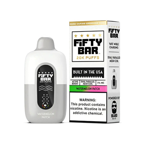 Fifty Bar 20k Puffs - Watermelon Patch