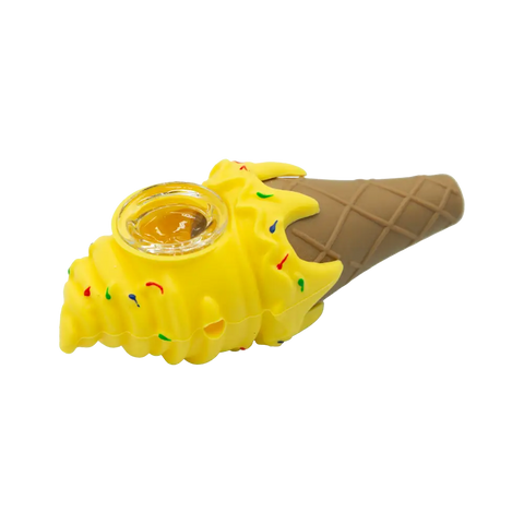 Fun Silicone Hand Pipe Collection - Ice Cream Drip