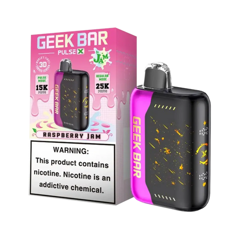 Geek Bar Pulse X Jam Edition 25000 Puffs - Raspberry Jam