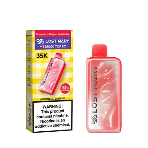 Lost Mary MT35000 Turbo Lemonade Edition - Strawberry Dragon Lemonade