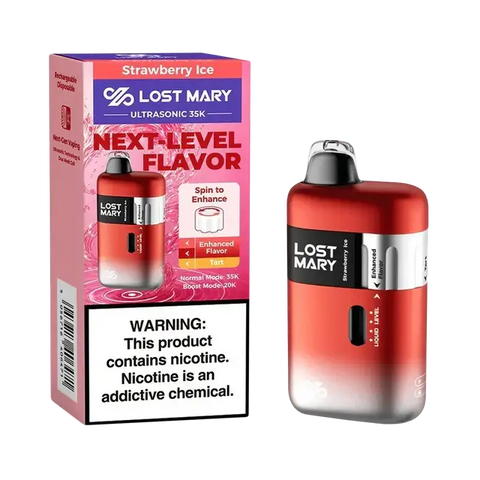 Lost Mary Ultrasonic 35k Puffs - Strawberry Ice