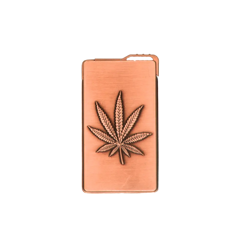 Metal Weed Leaf Lighters - BRONZE