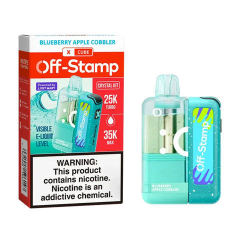 Off-Stamp X-Cube Crystal Kit 35K Puffs - Blueberry Apple Cobbler