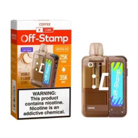 Off-Stamp X-Cube Crystal Kit 35K Puffs - Coffee