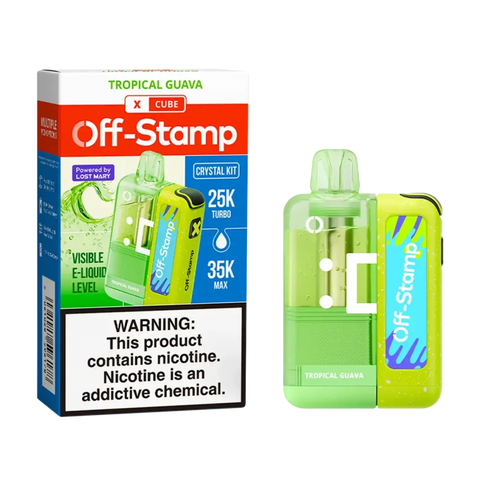 Off-Stamp X-Cube Crystal Kit 35K Puffs - Tropical Guava