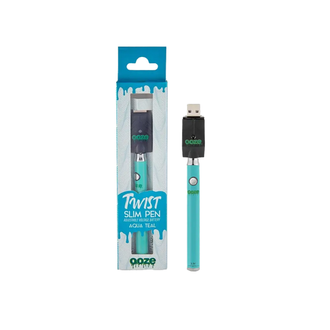 Ooze Twist Slim Pen Battery – 1100mAh - Aqua Teal