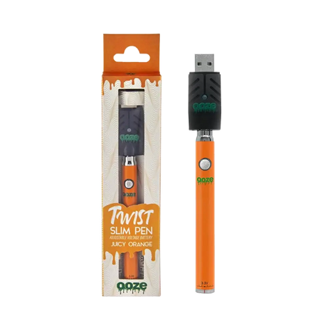 Ooze Twist Slim Pen Battery – 1100mAh - Juicy Orange