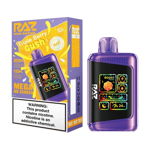 Raz LTX Gush Edition 25K Puffs - Tripple Berry Gush