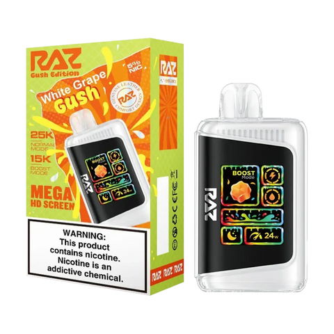 Raz LTX Gush Edition 25K Puffs - White Grape Gush