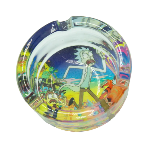 Rick & Morty Glass Ashtray - Option 3
