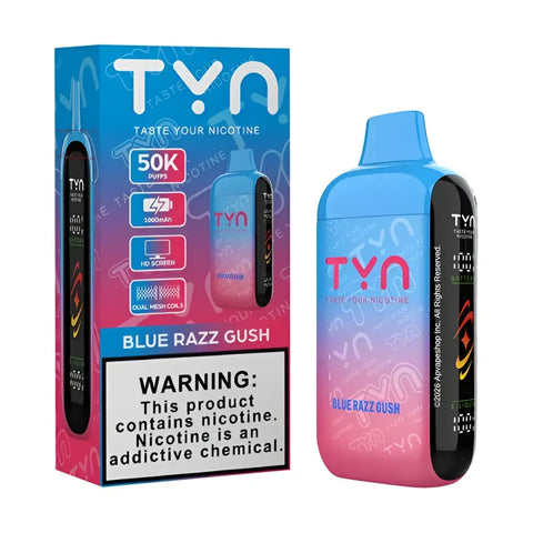 TYN 50K Puffs - Blue Razz Gush