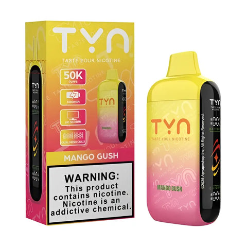 TYN 50K Puffs - Mango Gush