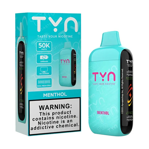 TYN 50K Puffs - Menthol