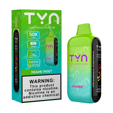 TYN 50K Puffs - Miami Mint