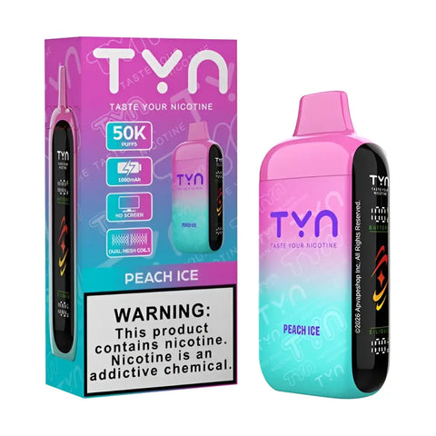 TYN 50K Puffs - Peach Ice